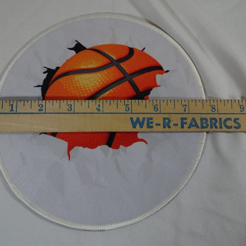 Round Basketball Mouse Pad - Picture 4 of 5